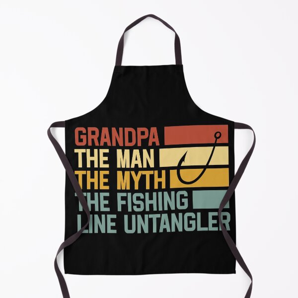 Item preview, Grandpa. Man. Myth. Fishing Line Untangler. Funny Fishing Humor designed and sold by Huhnerdieb Apparel.