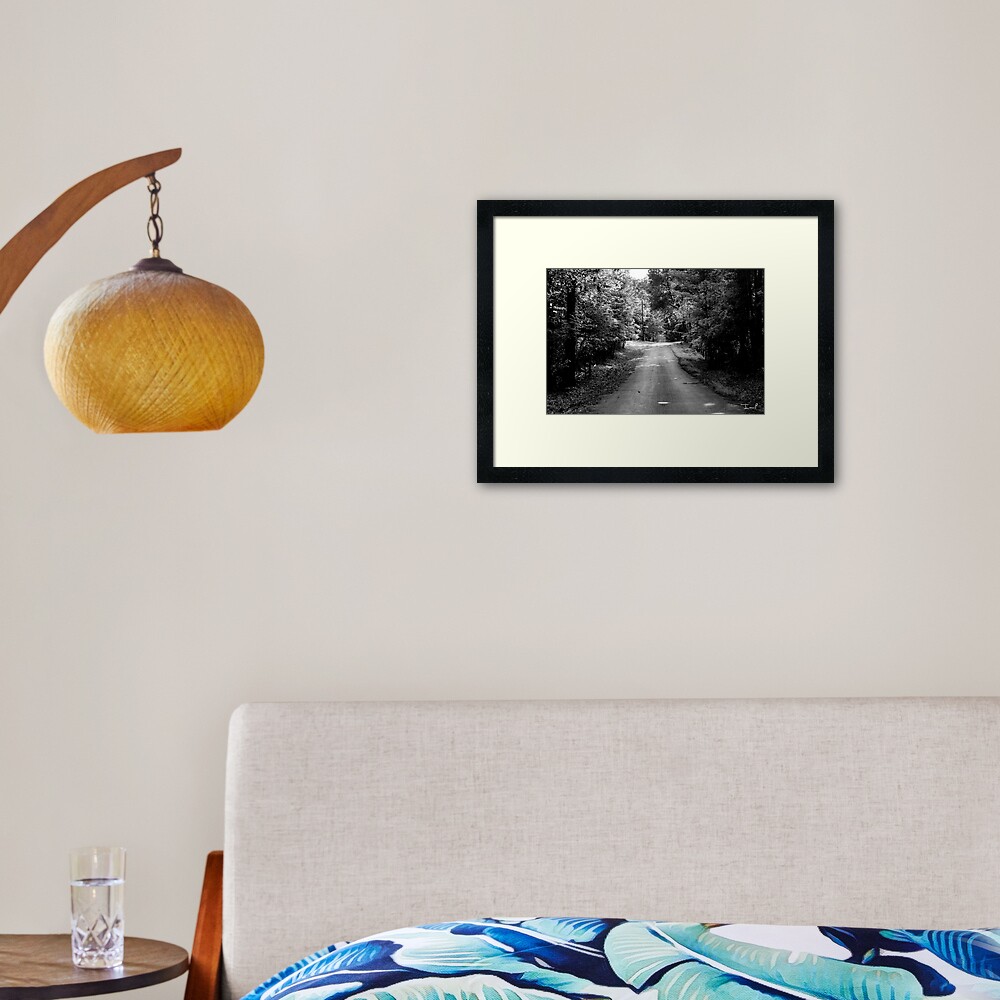 Louisiana Road Framed Art Print