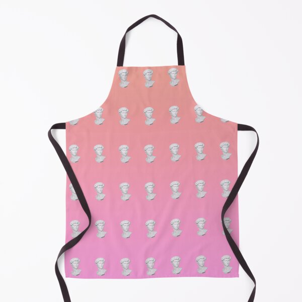 Item preview, vaporwave statue tile sunset gradient version designed and sold by Vivien Merveilles.