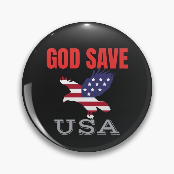 Item preview, God Save The USA Eagle designed and sold by teledesign.