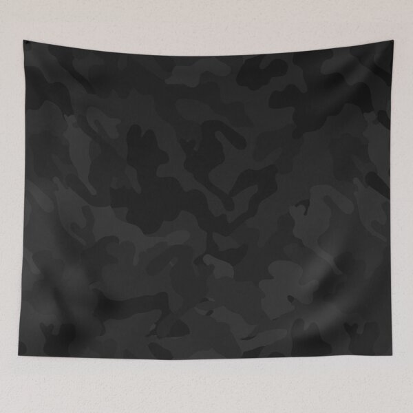 Item preview, Black camo | Military camouflage pattern design designed and sold by TheWalnut.