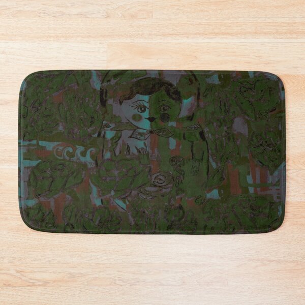 Item preview, Green Abstract Matryoshka Pattern  designed and sold by SaltCitySage.