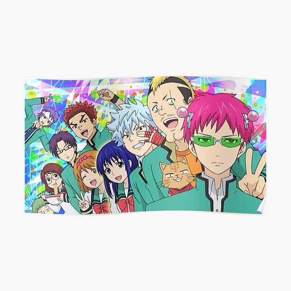 Saiki K And Group Poster