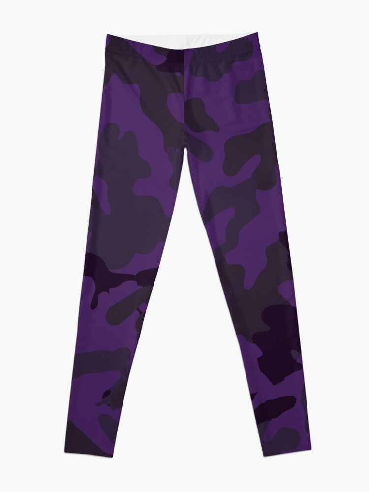 Dark purple camo, Military camouflage pattern design Leggings for Sale by  TheWalnut