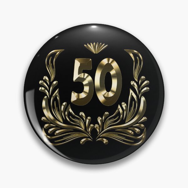 Item preview,  50th Birthday Gold GIFT Men Women - Vintage t shirt Severel color designed and sold by Galina Kostyaeva.