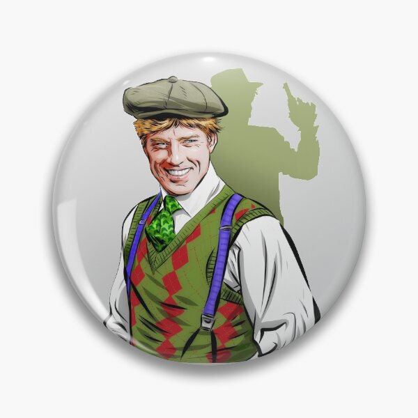 Item preview, Robert Redford - An illustration by Paul Cemmick designed and sold by TIGERDAVER.