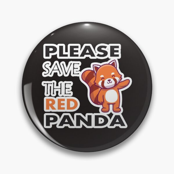 Item preview, Save The Red Panda, Saying Gift idea illustration design, Saving animals, Cute anaimal. designed and sold by Geeks-Design.