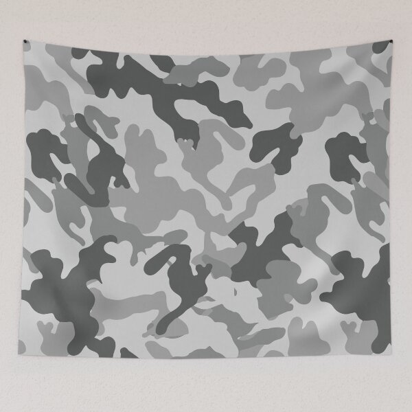 Item preview, Camuflaje gris | Diseño de patrón de camuflaje militar designed and sold by TheWalnut.