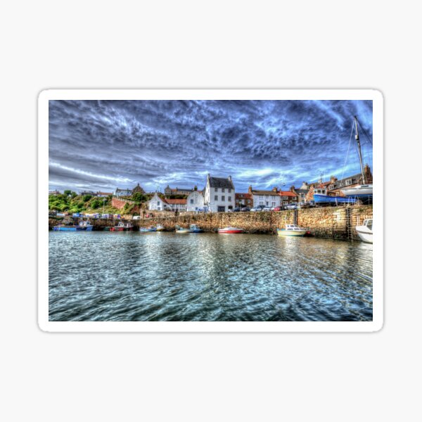 Item preview, Crail Harbour in Fife Scotland designed and sold by GG WALL ART.