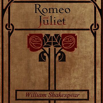 Vintage Book Design Romeo And Juliet Spiral Notebook for Sale by