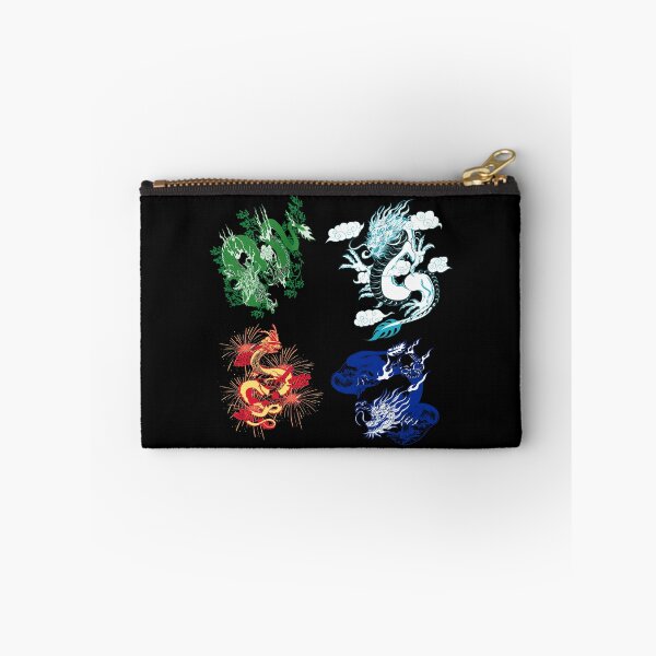 Item preview, Four element dragon Japanese Tattoo Art designed and sold by dreamofdenim.