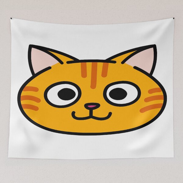 Item preview, Cute Cat Face designed and sold by TrueTrippyArts.
