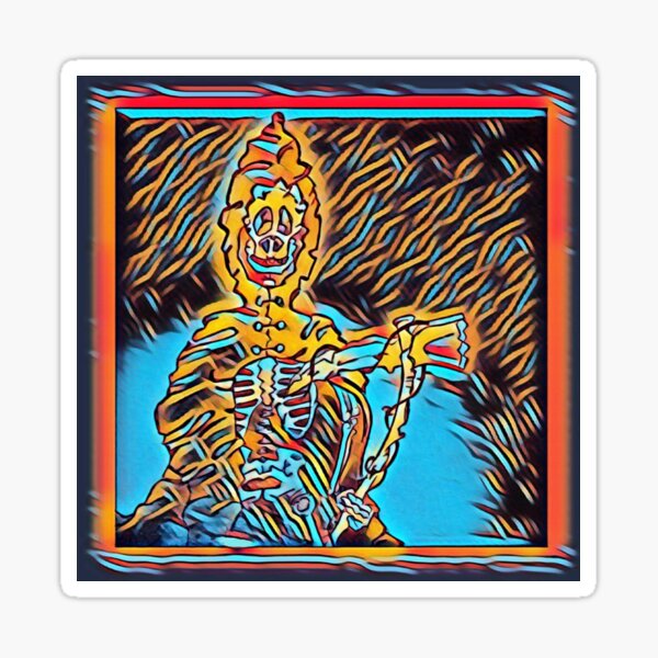 Grim the Reaper, death, horror Sticker