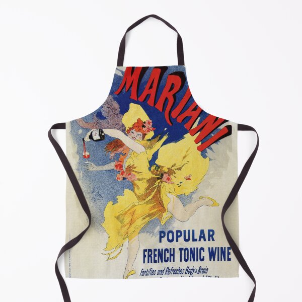 Item preview, Vintage 1894 French tonic wine advert by Cheret designed and sold by aapshop.