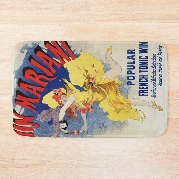 Item preview, Vintage 1894 French tonic wine advert by Cheret designed and sold by aapshop.
