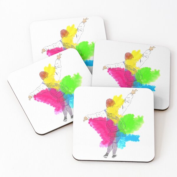 Item preview, Dancing Girl, ColourSplash Explosion designed and sold by BusInACan.