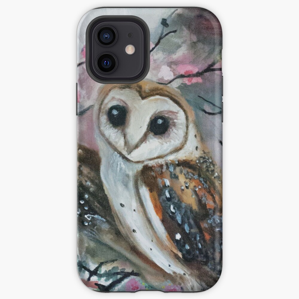 Barn Owls & Cherry Trees iPhone Case & Cover