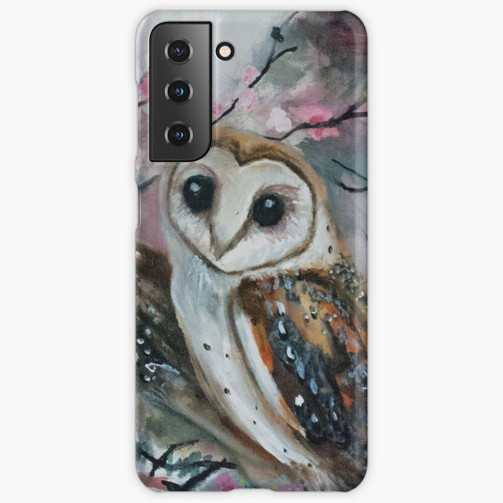 Barn Owls & Cherry Trees Case & Skin for Samsung Galaxy