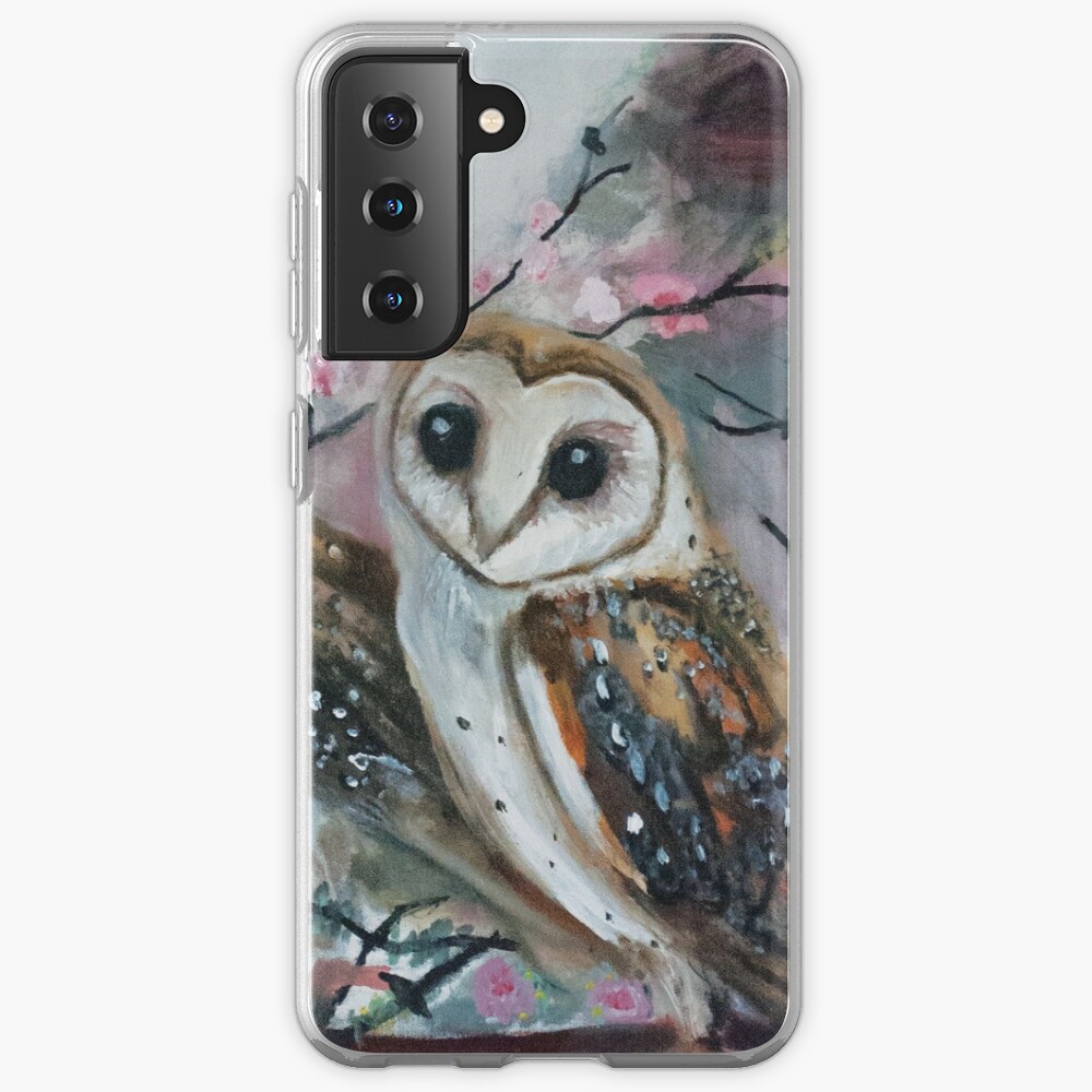 Barn Owls & Cherry Trees Case & Skin for Samsung Galaxy