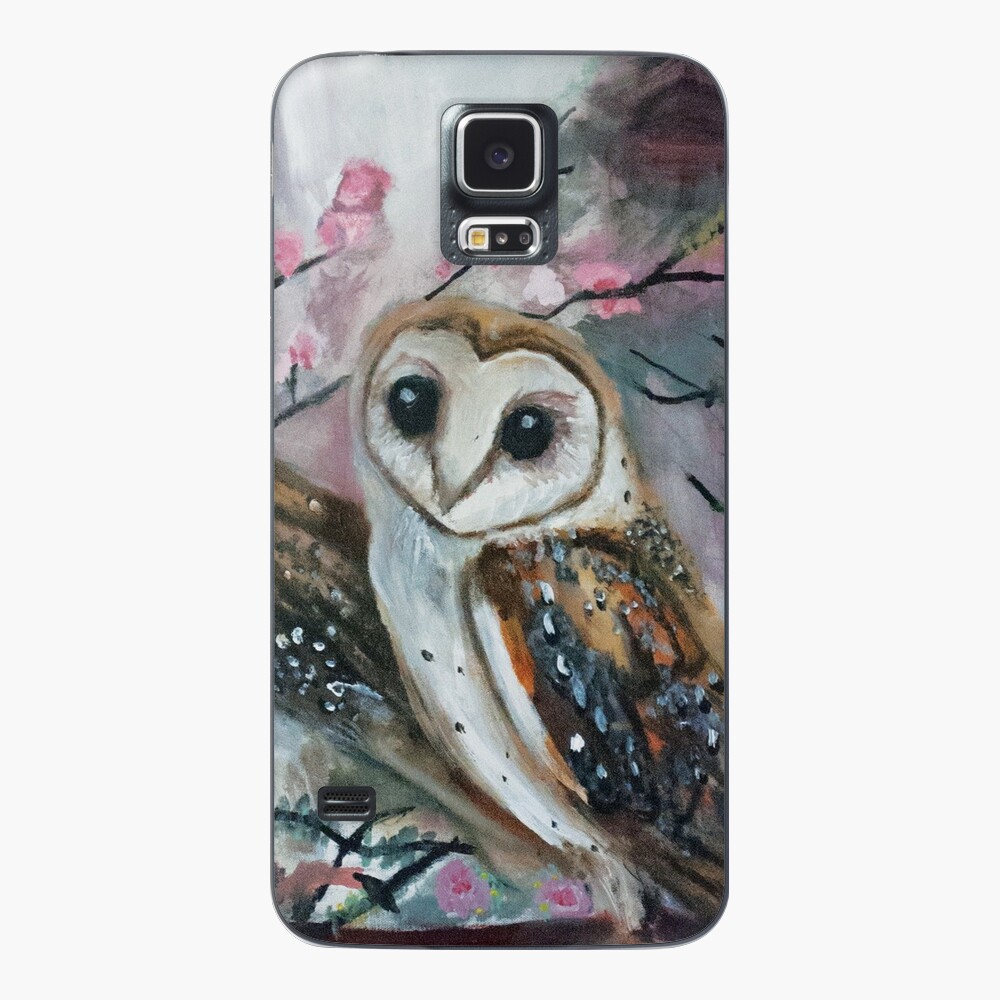 Barn Owls & Cherry Trees Case & Skin for Samsung Galaxy