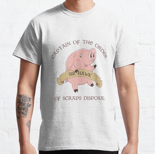 Seven Deadly Sins - Sir Hawk Captain of the Order of Scraps Disposal T-shirt classique