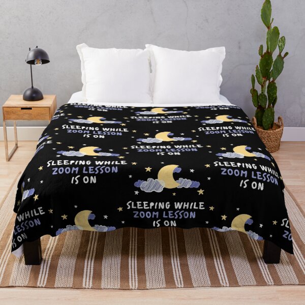 Item preview, Sleeping while zoom lesson is on designed and sold by Stylekingdom.