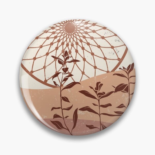 Item preview, Dreamcatcher Botanical Desert Landscape | Bohemian Art designed and sold by EarthBoho.
