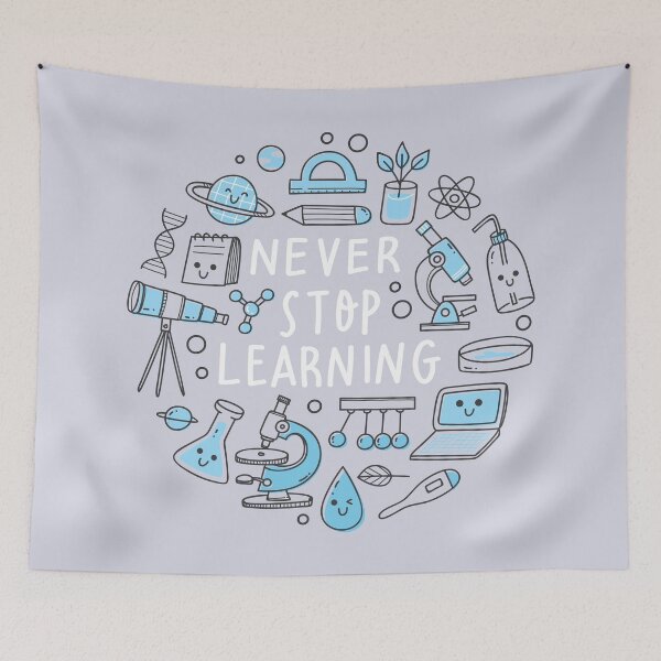 Item preview, Never stop learning designed and sold by kalud-zoldyck.