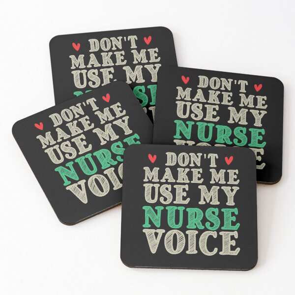 Item preview, Don't Make Me Use My Nurse Voice, Cute Funny Gift For Nurse  designed and sold by awesomedraw.