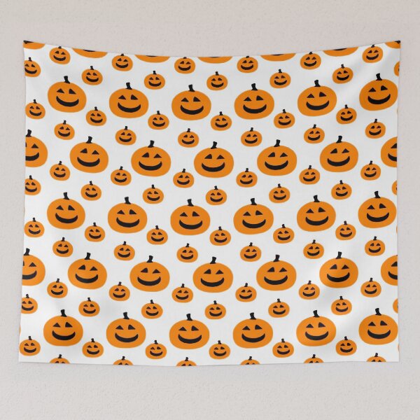 Item preview, Halloween Pattern 2 Pumpkin with smile designed and sold by PrMoonlessNight.