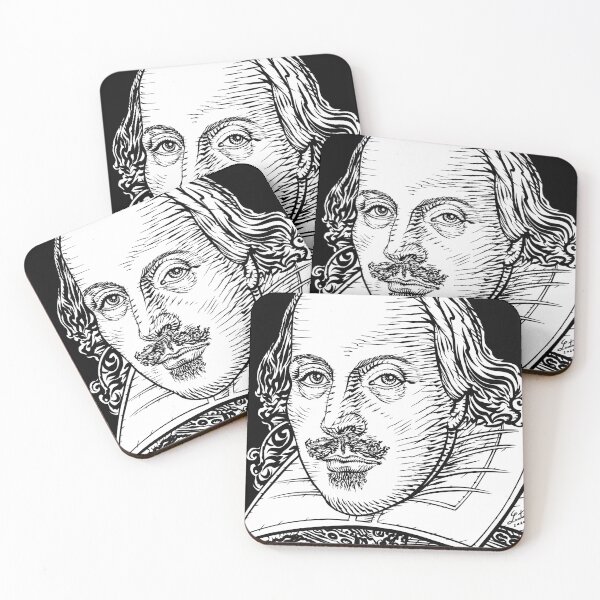Item preview, WILLIAM SHAKESPEARE ink portrait designed and sold by lautir.