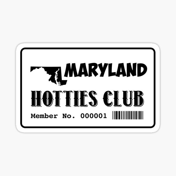 Item preview, Maryland Hotties Club designed and sold by Hux Designs.