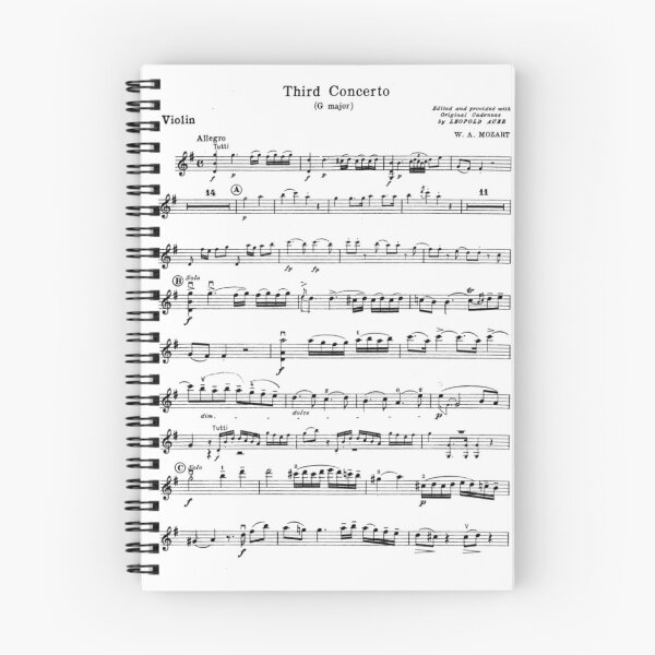 Item preview, Mozart Third Violin Concerto  designed and sold by bhconn.