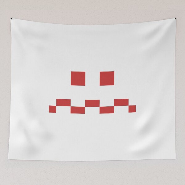 Item preview, Retro Arcade Game Scared Ghost Costume - Red over White designed and sold by johnta17.