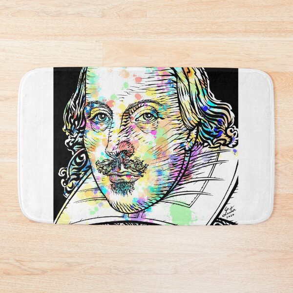 Artikelvorschau, WILLIAM SHAKESPEARE Aquarell- und Tuscheporträt entworfen und verkauft von lautir.