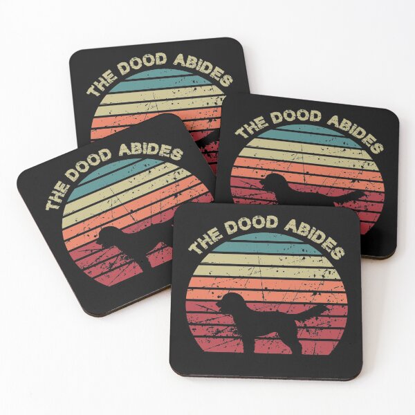 Item preview, The Dood Abides - Lebowski, The Dude, Labradoodle Goldendoodle designed and sold by Rooks-Artworks.