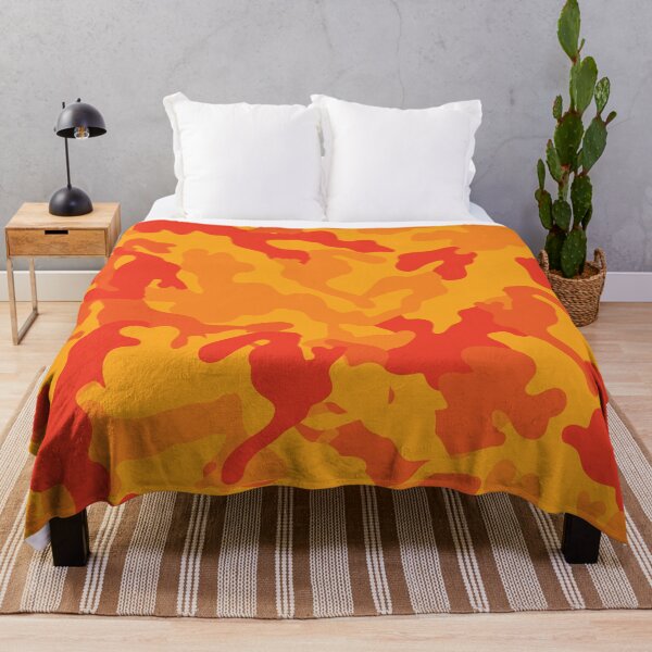 Item preview, Orange camo | Military camouflage pattern design designed and sold by TheWalnut.