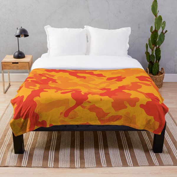 Item preview, Orange camo | Military camouflage pattern design designed and sold by TheWalnut.