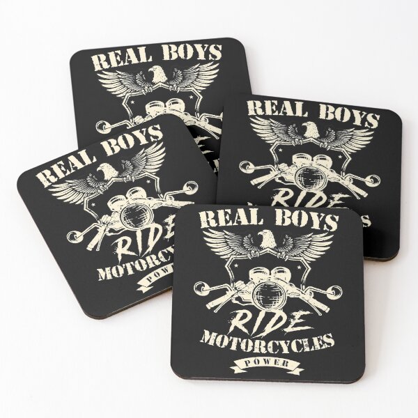 Item preview, Real boys ride motorcycles designed and sold by jorgeurbina.