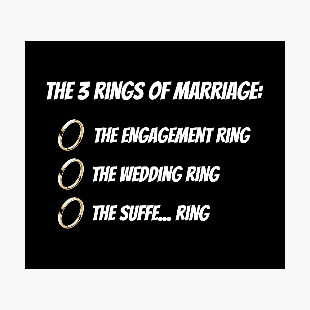 Three rings of on sale marriage