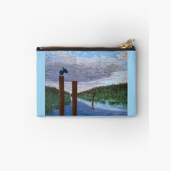 Item preview, Anhinga On Piling at Loxahatchee Wildlife Refuge, in Florida Everglades designed and sold by KarenZuk.