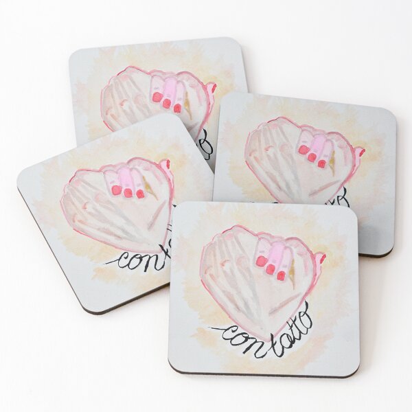 Con-tatto Coasters (Set of 4)