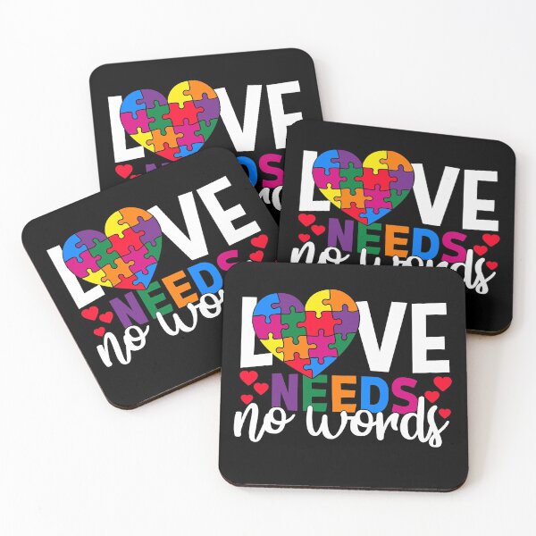 Item preview, Love Needs No Words Autism Awareness  designed and sold by Tatt-Hooligans.