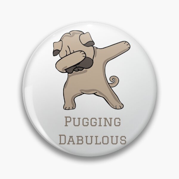 Item preview, Cute Funny Pugging Dabulous Design, Dabbing Pug designed and sold by Gramsta.