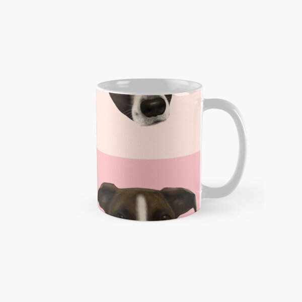 Sweet Dog Portraits - Modern Geometrical Style Classic Mug