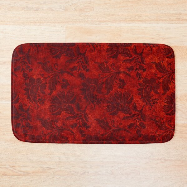 Item preview, Deep Red Antique Damask designed and sold by MysticMarble.