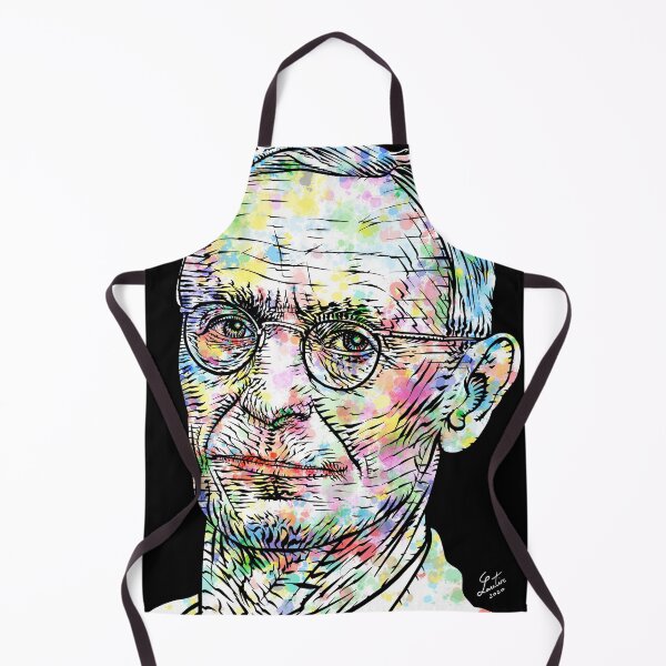 Item preview, HERMANN HESSE watercolor and ink portrait designed and sold by lautir.