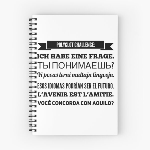 Item preview, Polyglot Challenge designed and sold by janraydesigns.