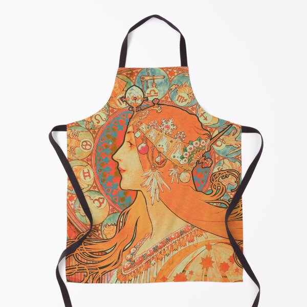 Item preview, 70's Vintage Astrology Poster | Alphonse Mucha designed and sold by wildtribe.