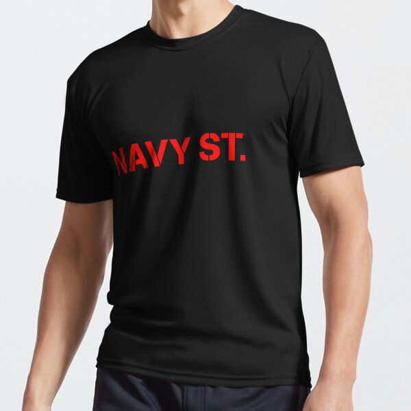 Navy st gym sales shirt